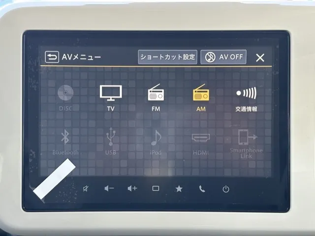 ワゴンRスマイル(スズキ)ハイブリッドX クリームコーデ 全方位ナビ届出済未使用車 21