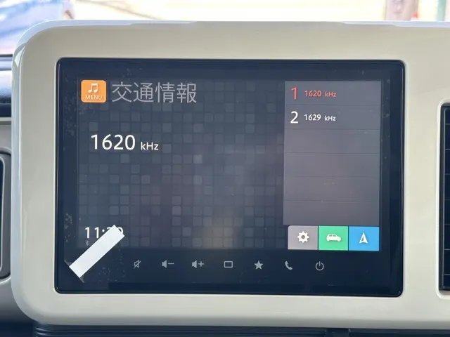 ワゴンRスマイル(スズキ)ハイブリッドX クリームコーデ 全方位ナビ届出済未使用車 22
