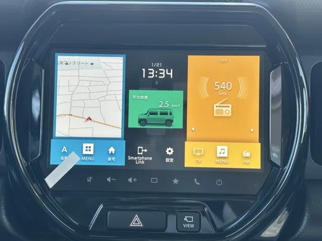 ハスラー(スズキ)ハイブリッドXターボ 全方位ナビ届出済未使用車 18