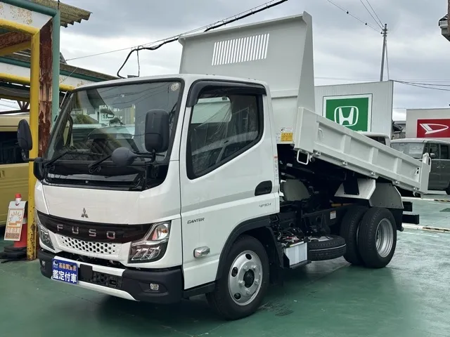 キャンター(三菱)全低床キョウカダンプ ２ｔレンタ登録済未使用車 1