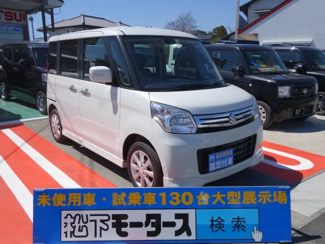 スペーシア(スズキ)ハイブリッドＧ　全方位カメラ未使用車 0