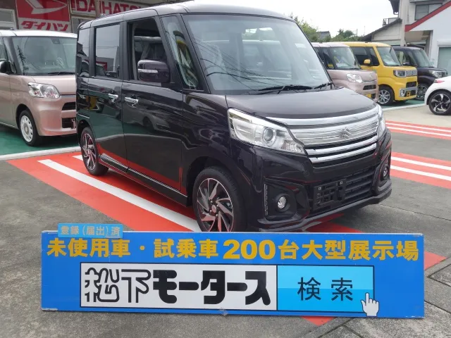 スペーシア(スズキ)ハイブリッドXSターボ 全方位登録済未使用車 0
