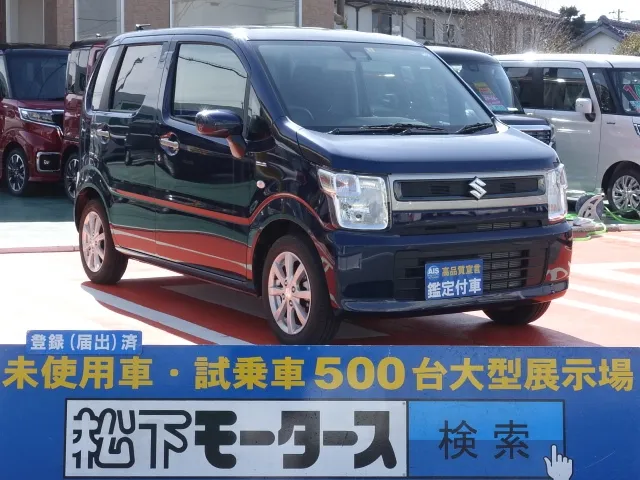 ワゴンR(スズキ)ハイブリッド ＦＸリミテッド　25周年記念車ディーラー試乗車 0