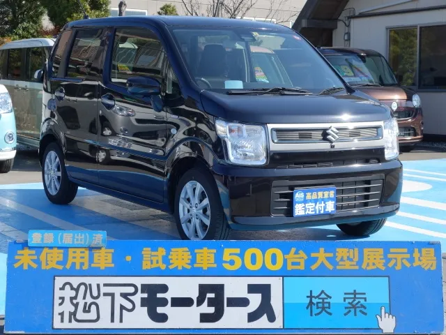 ワゴンR(スズキ)ハイブリッド　ＦＸリミテッド　25周年記念車　全方位カメラディーラー試乗車 0