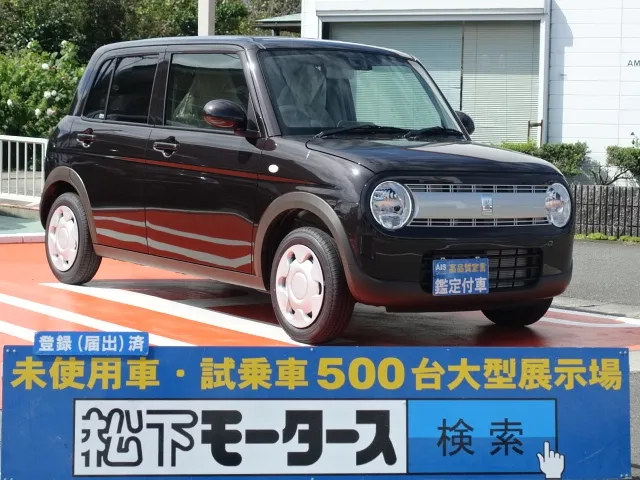 ラパン(スズキ)G　デュアルセンサーブレーキサポート　SGコート付届出済未使用車 0